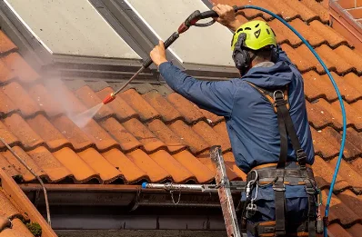Démoussage et hydrofuge de toiture à Mouriès